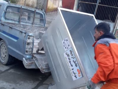 نوسازی مخازن جمع‌آوری پسماند در پل سفید