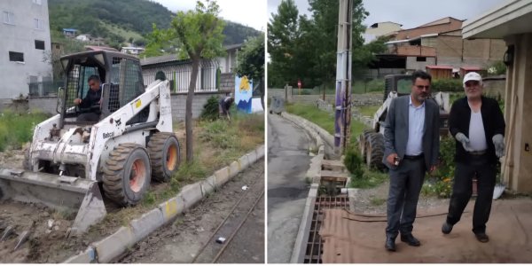 بازدید میدانی مهندس تقی‌نژاد از عملیات زیرسازی خیابان شهدای سلامت