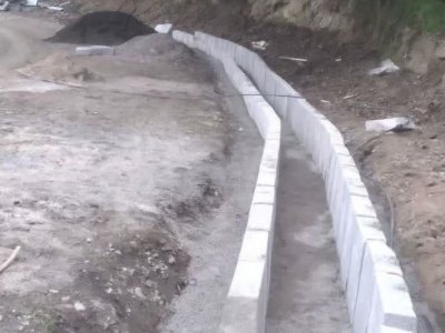 آغاز  مرحله دوم احداث جدول هدایت آب‌های سطحی در جاده نوسرا