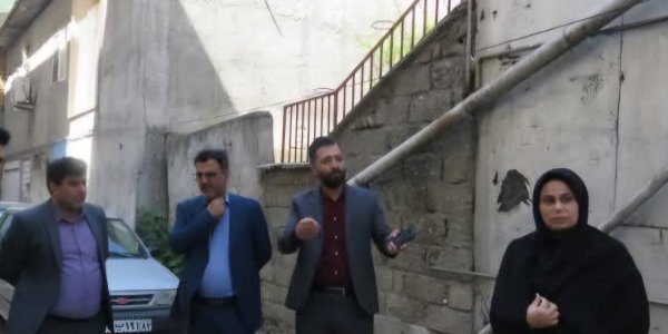 بازدید میدانی مهندس اکبرنژاد از پروژه احداث ساختمان ۶ واحدی مددجویان بهزیستی