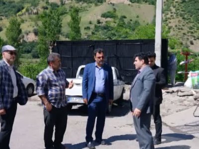 بازدید مهندس اکبرنژاد از ساختمان تجاری‌مسکونی میدان شهید سلیمانی